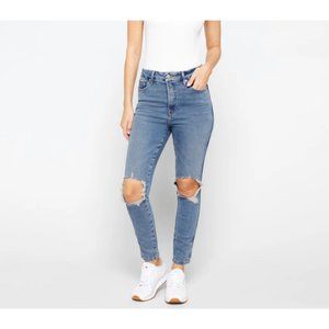 Good American Good Curve Skinny Crop Jeans NEW WITH TAGS